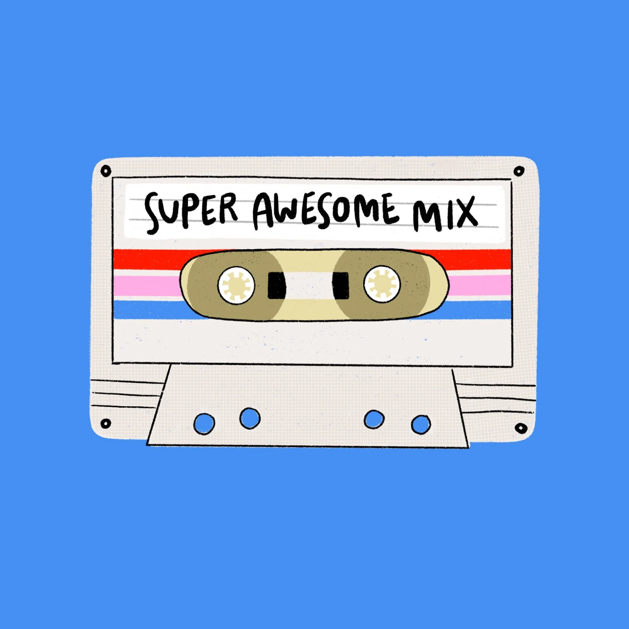 press play: new mix tape podcast launched! — Super Awesome Mix